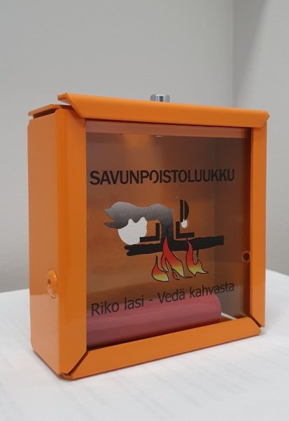 Savunpoisto vaijerilaukaisu kotelo Savunpoisto: vaijeritoimisen laitteen laukaisukotelo