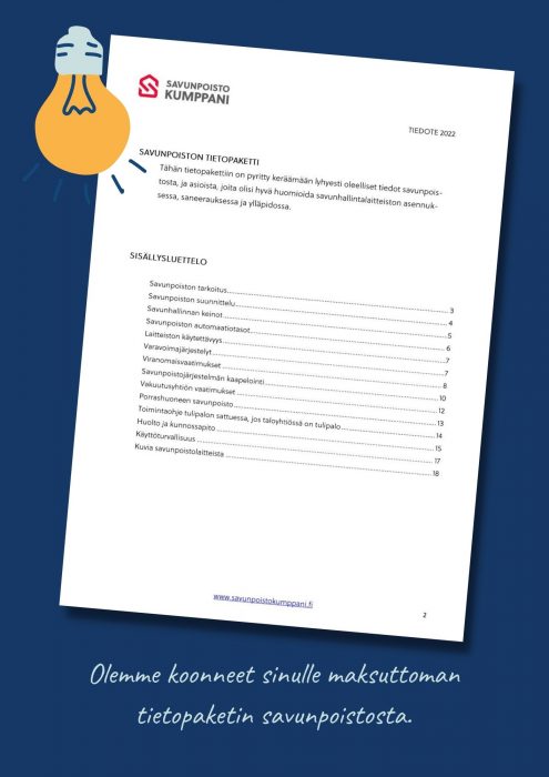 Banneri savunpoiston tietopaketti