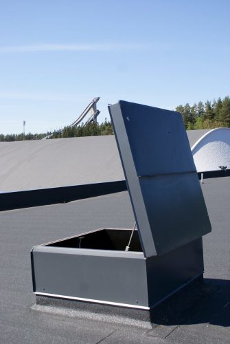 Savunpoistoluukku umpimallinen huolto ja saneeraus